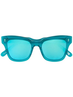 Chimi mirrored square sunglasses
