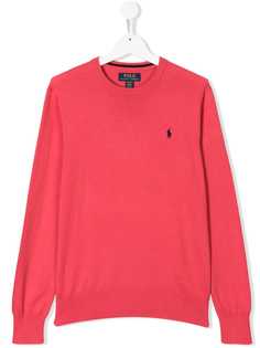 Ralph Lauren Kids свитер с вышивкой логотипа