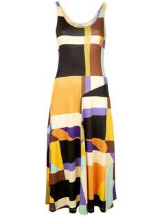 Goen.J платье с геометрическим узором