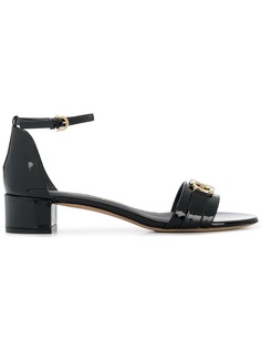 Salvatore Ferragamo босоножки с ремешком на щиколотке и декором Gancini