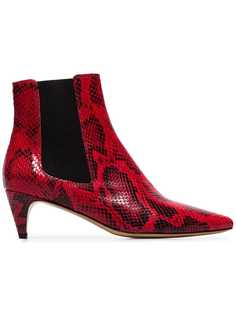 Isabel Marant Étoile ботильоны Detty с эффектом змеиной кожи