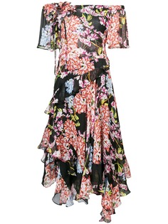 Josie Natori платье Hokkaido Blossom
