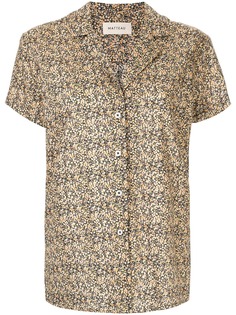 Matteau рубашка на пуговицах с цветочным принтом