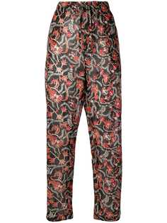 Isabel Marant Étoile зауженные брюки с цветочным узором
