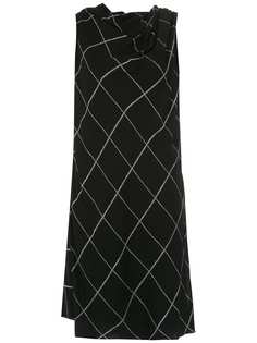 Uma Raquel Davidowicz платье трапеция Luna с геометричным принтом