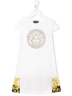 Young Versace платье-футболка с отделкой в стиле барокко