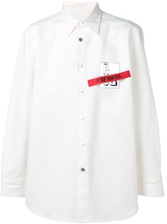 Raf Simons куртка-рубашка с логотипом