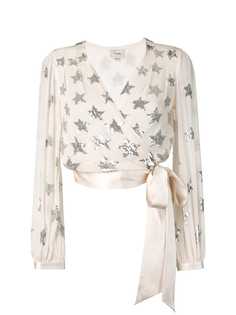 Temperley London блузка Starlet с запахом и отделкой пайетками