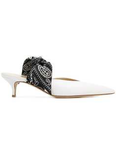 Gia Couture туфли-лодочки с декором с банданой