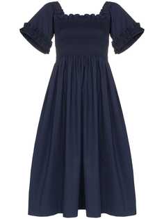 Molly Goddard платье Adelaide с открытыми плечами