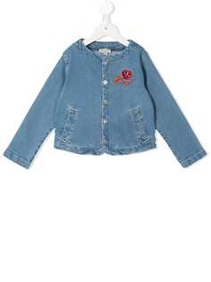 Kenzo Kids джинсовая куртка с вышивкой