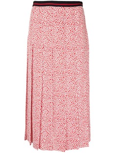 Paule Ka плиссированная юбка с принтом