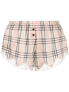 Morgan Lane клетчатые шорты Josephine
