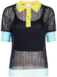 i-am-chen рубашка-поло со вставками
