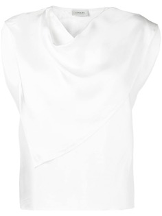 Lemaire блузка со сборками на горловине