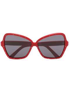 Celine Eyewear солнцезащитные очки Butterfly с заклепками