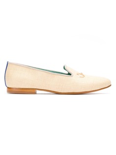 Blue Bird Shoes straw loafers