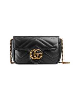 Gucci стеганая мини-сумка GG Marmont