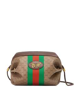 Gucci мини-сумка с узором GG и отделкой Web