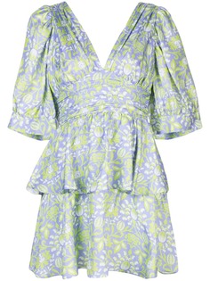 Cynthia Rowley платье Freida с объемными рукавами