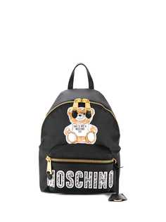 Moschino рюкзак с нашивкой-логотипом