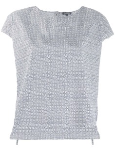 Woolrich поплиновая блузка с принтом