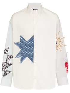 Calvin Klein 205W39nyc рубашка на пуговицах с вышивкой