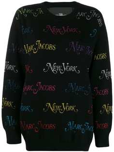 Marc Jacobs джемпер с вышитым логотипом