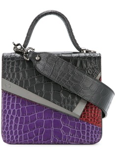 Rula Galayini Luna crocodile-embossed mini bag