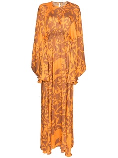 Johanna Ortiz платье макси Perpetual Existance с цветочным принтом