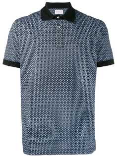 Salvatore Ferragamo рубашка-поло с геометричным принтом