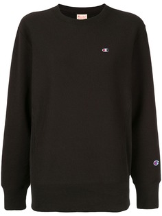 Champion флисовый пуловер с начесом