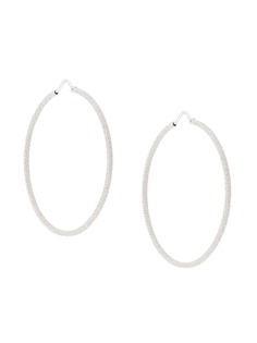 Carolina Bucci Florentine finish medium hoop earrings