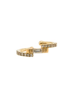 SHAY yellow gold pave diamond ear cuff