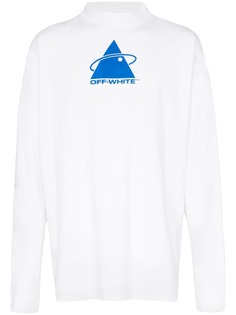 Off-White футболка с принтом Triangle Planet