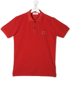 Stone Island Junior рубашка-поло с логотипом