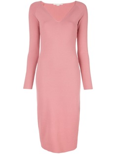 Stella McCartney платье миди с V-образным вырезом