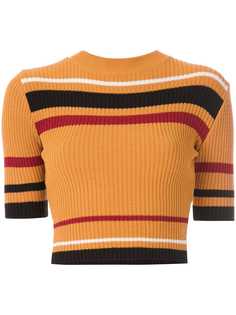 Osklen укороченный трикотажный топ