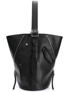 Alexander McQueen сумка-хобо с молниями