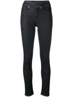 Victoria Victoria Beckham джинсы с логотипами на лампасах