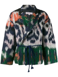 Walter Van Beirendonck Pre-Owned пиджак 2015/16-х годов Explicit Beauty с абстрактным принтом