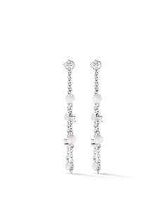 Yoko London золотые серьги Trend с жемчугом и бриллиантами