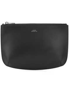 A.P.C. клатч с логотипом