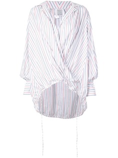 Rosie Assoulin рубашка в полоску с запахом