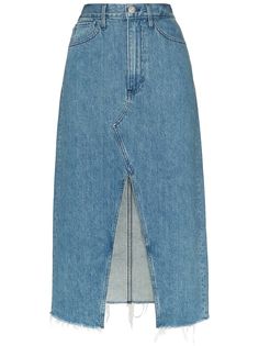 3x1 джинсовая юбка Elizabella с разрезом