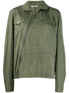 Zilver рубашка с диагональной молнией