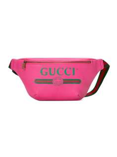 Gucci поясная сумка с принтом Gucci