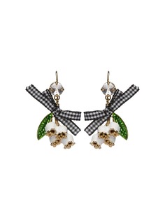 Miu Miu серьги цветочного дизайна