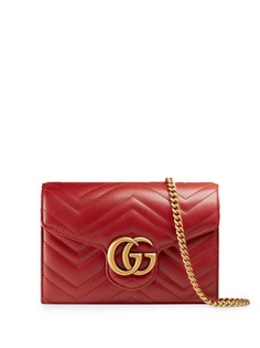 Gucci стеганая мини-сумка GG Marmont
