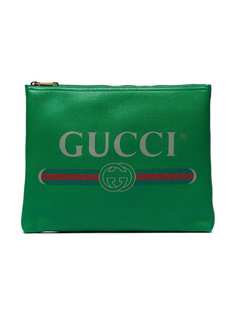 Gucci клатч с логотипом
